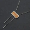 Holzkern Abstract Ketting|DAMES Kettingen|Sieraden
