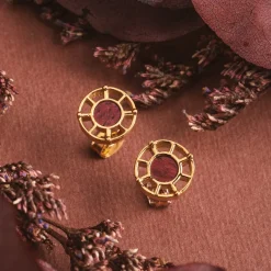 Holzkern Amulet Oorbellen|DAMES Oorbellen|Sieraden