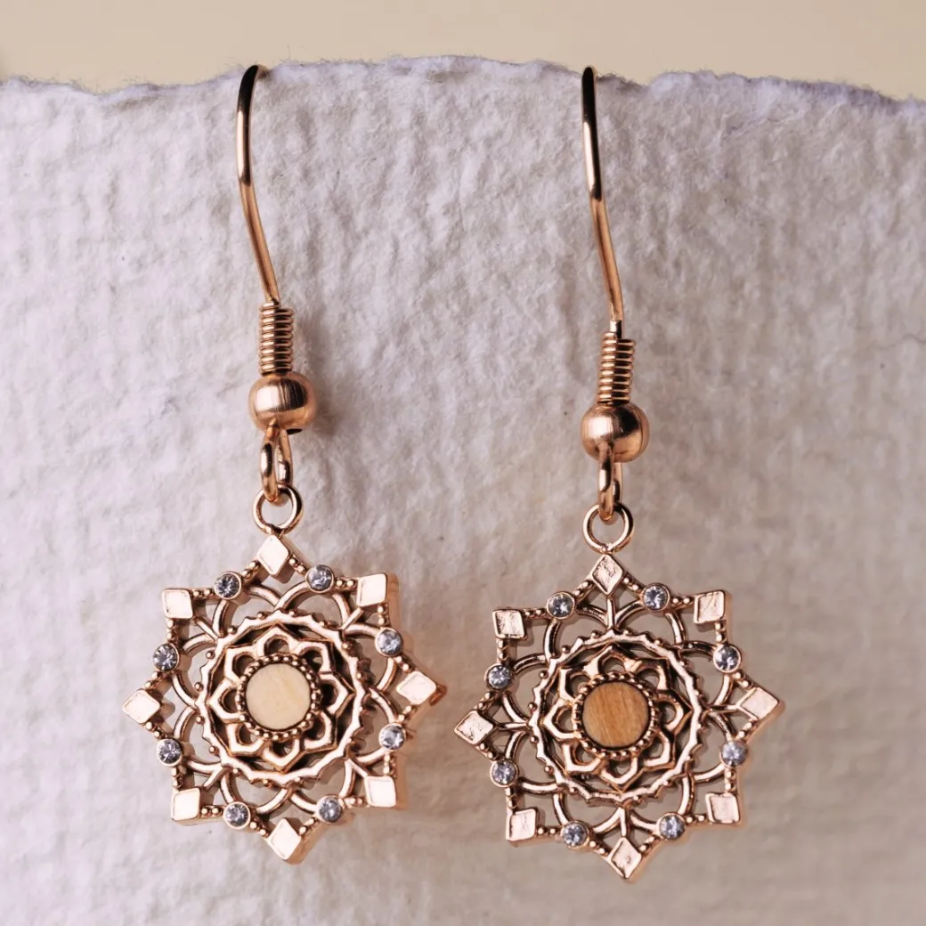 Holzkern Aphonia Oorbellen|DAMES Oorbellen|Sieraden