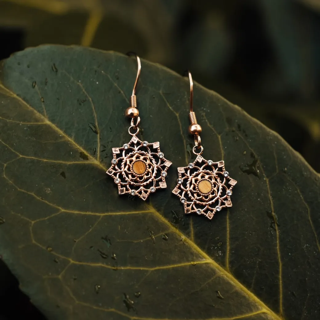 Holzkern Aphonia Oorbellen|DAMES Oorbellen|Sieraden