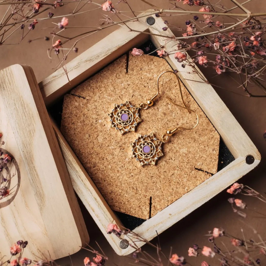 Holzkern Aphonia Oorbellen|DAMES Oorbellen|Sieraden