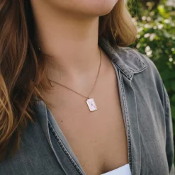 Holzkern Aquarell Ketting|DAMES Kettingen|Sieraden