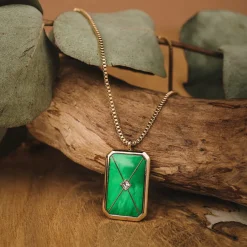 Holzkern Aquarell Ketting|DAMES Kettingen|Sieraden