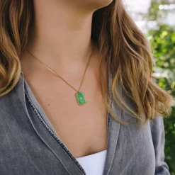Holzkern Aquarell Ketting|DAMES Kettingen|Sieraden