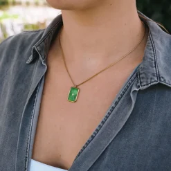 Holzkern Aquarell Ketting|DAMES Kettingen|Sieraden