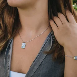 Holzkern Aquarell Ketting|DAMES Kettingen|Sieraden