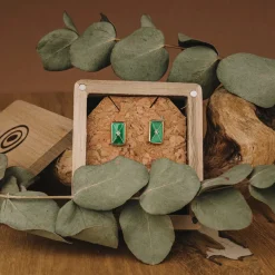 Holzkern Aquarell Oorbellen|DAMES Oorbellen|Sieraden
