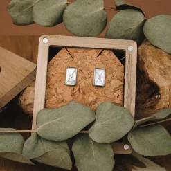 Holzkern Aquarell Oorbellen|DAMES Oorbellen|Sieraden