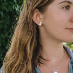 Holzkern Aquarell Oorbellen|DAMES Oorbellen|Sieraden