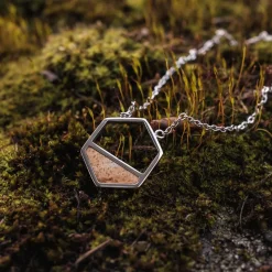 Holzkern Assemblage Ketting|DAMES Sieraden