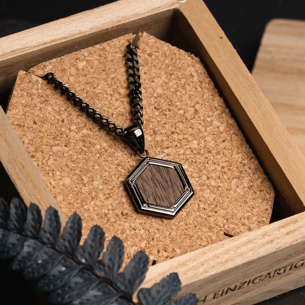 Holzkern Axis Ketting|Heren Kettingen|Sieraden