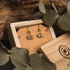 Holzkern Balance Oorbellen|DAMES Oorbellen|Sieraden