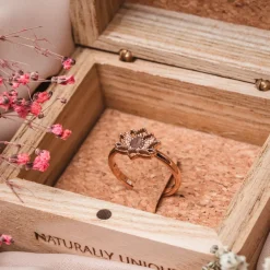 Holzkern Balance Ring|DAMES Ringen|Sieraden