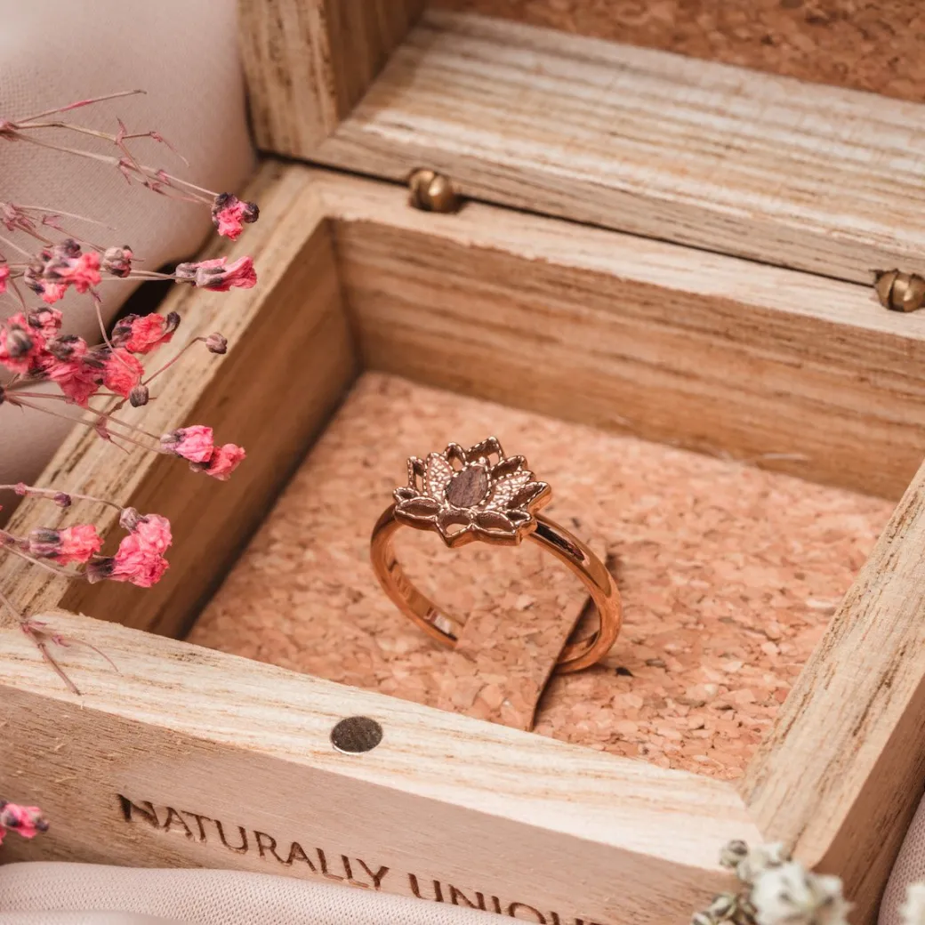Holzkern Balance Ring|DAMES Ringen|Sieraden