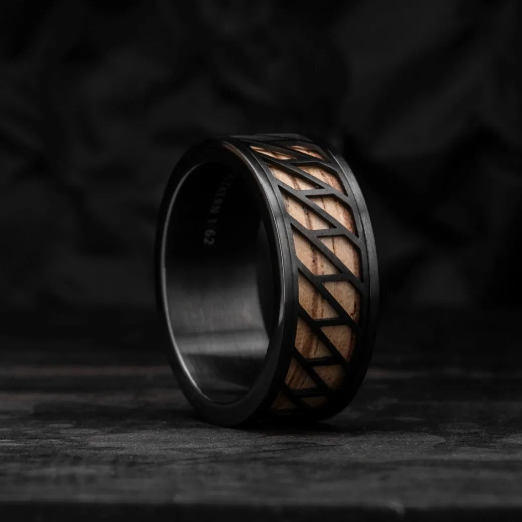 Holzkern Bariton Ring|Heren Ringen|Sieraden