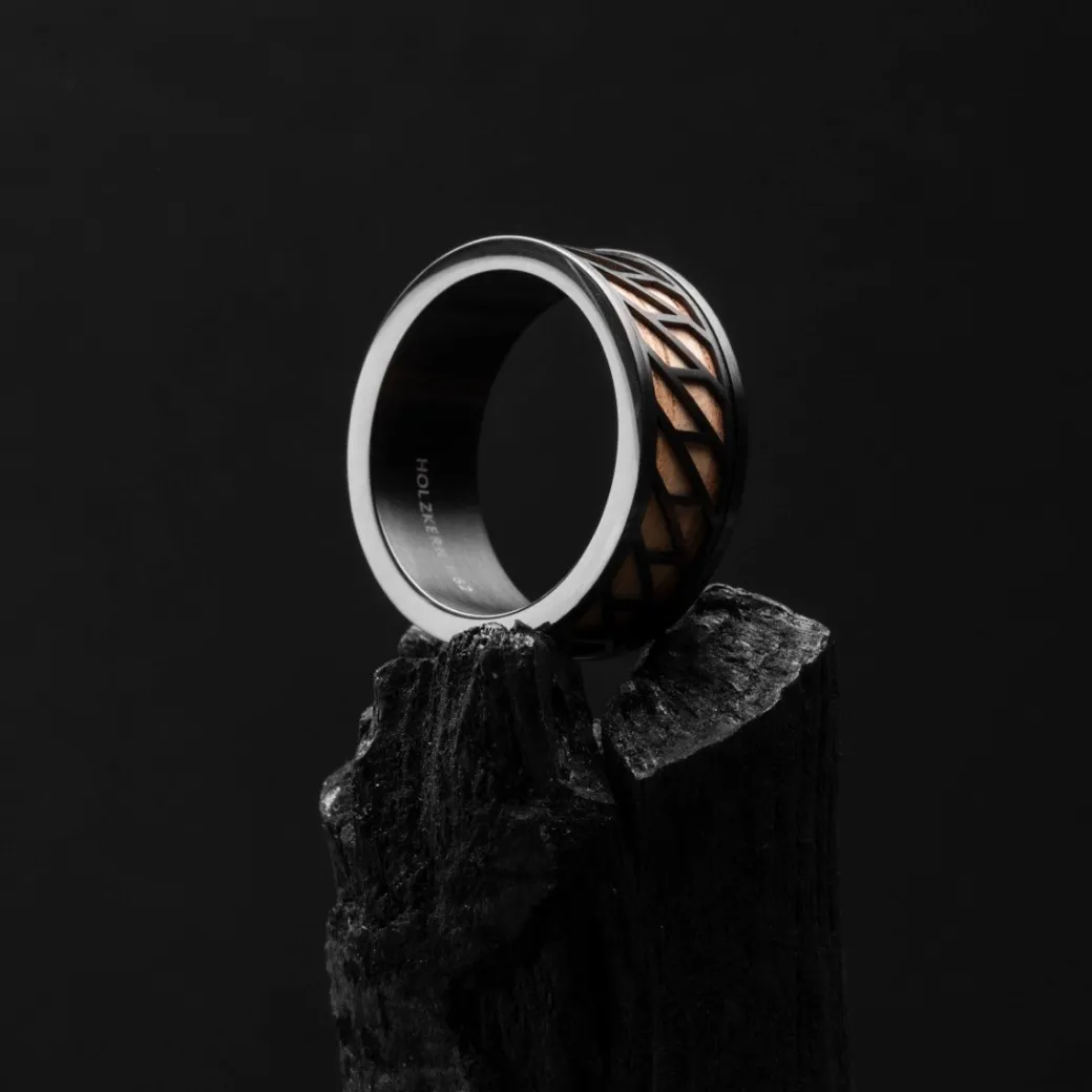 Holzkern Bariton Ring|Heren Ringen|Sieraden