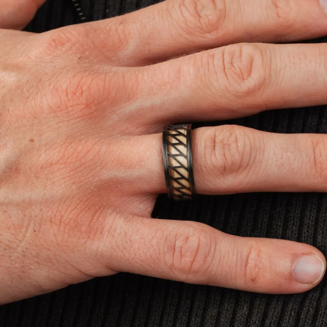 Holzkern Bariton Ring|Heren Ringen|Sieraden