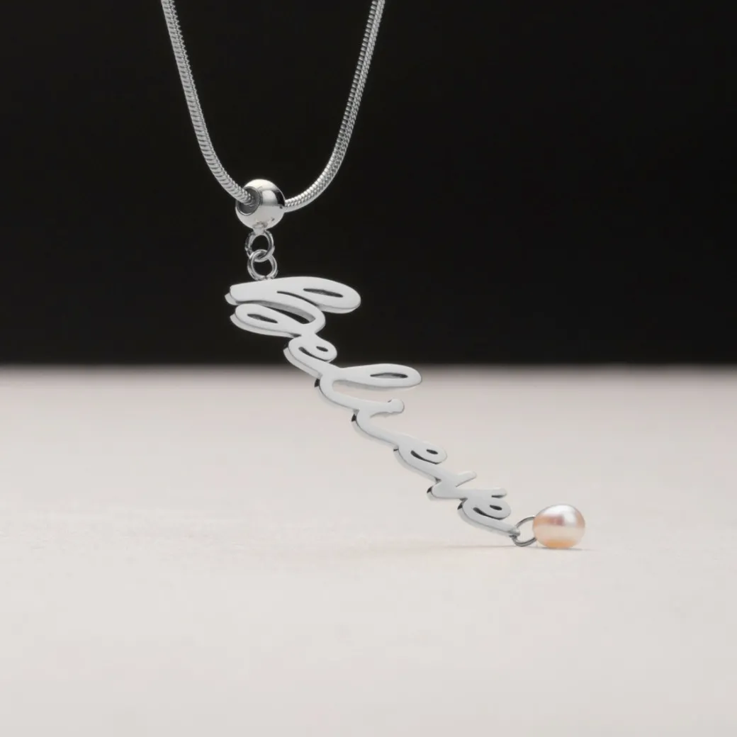 Holzkern Believe-Charm|DAMES Charms|Sieraden