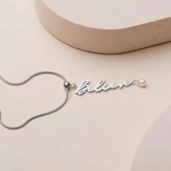 Holzkern Believe-Charm|DAMES Charms|Sieraden