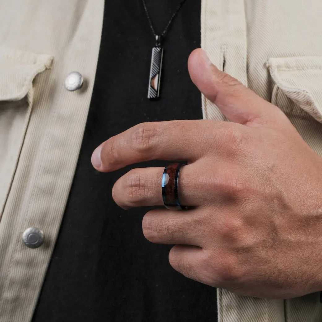 Holzkern Binary Ring|Heren Sieraden|Ringen