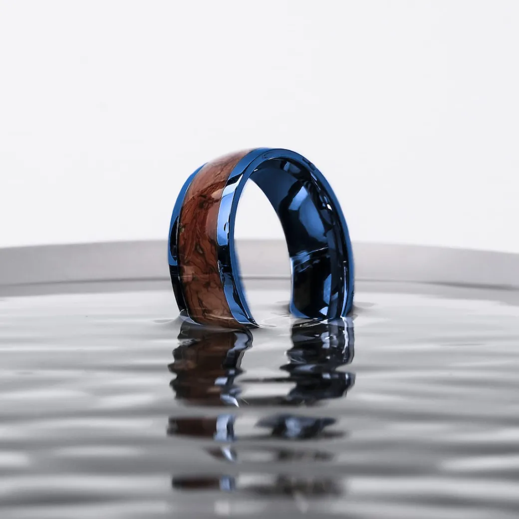 Holzkern Binary Ring|Heren Sieraden|Ringen