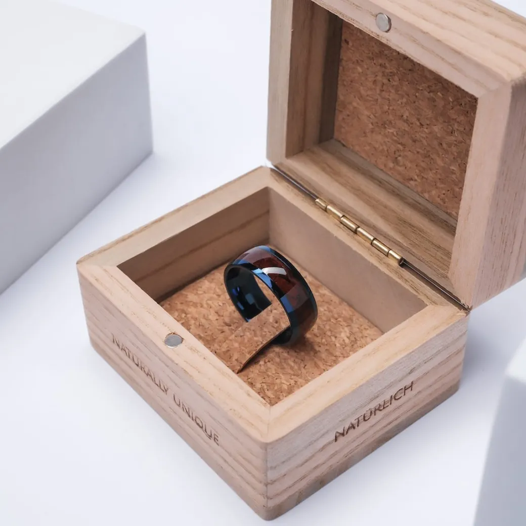 Holzkern Binary Ring|Heren Sieraden|Ringen
