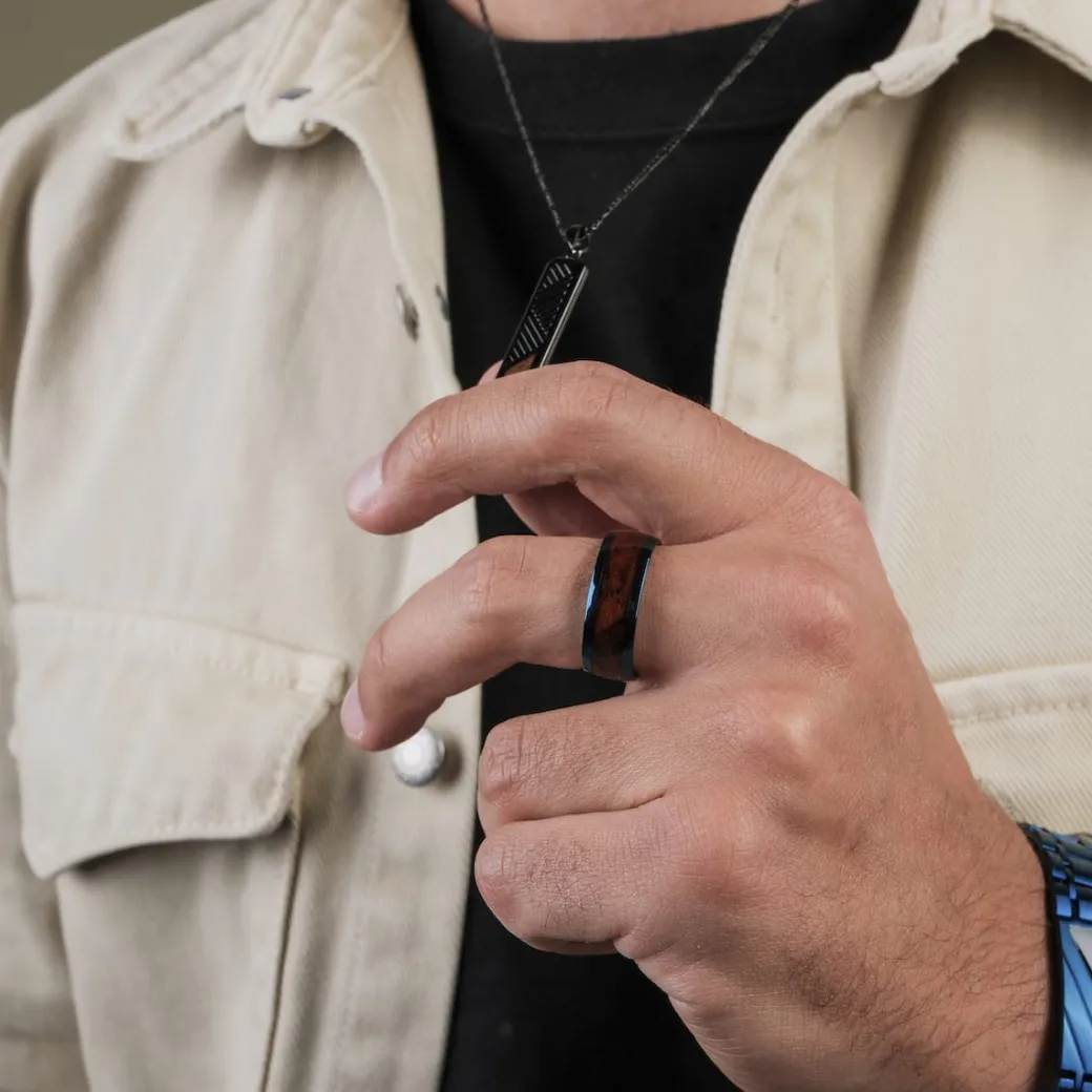 Holzkern Binary Ring|Heren Sieraden|Ringen