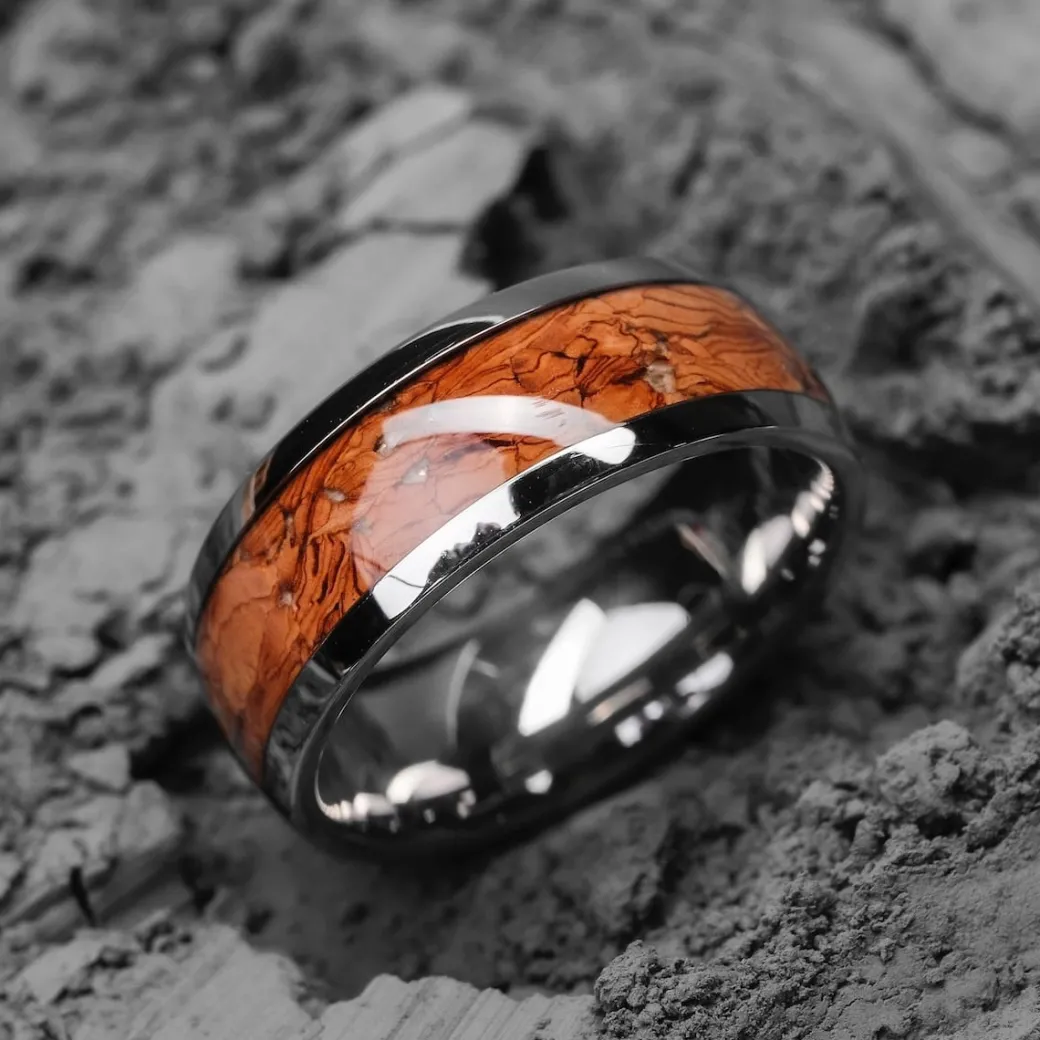 Holzkern Binary Ring|Heren Ringen|Sieraden