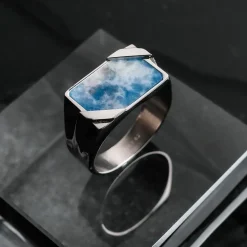 Holzkern Binomial Ring|Heren Ringen|Sieraden
