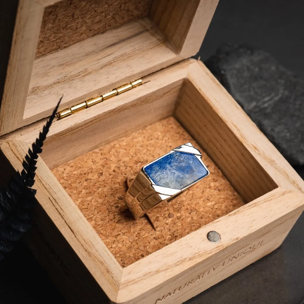 Holzkern Binomial Ring|Heren Ringen|Sieraden