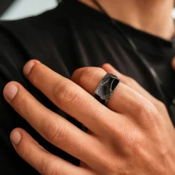 Holzkern Binomial Ring|Heren Ringen|Sieraden