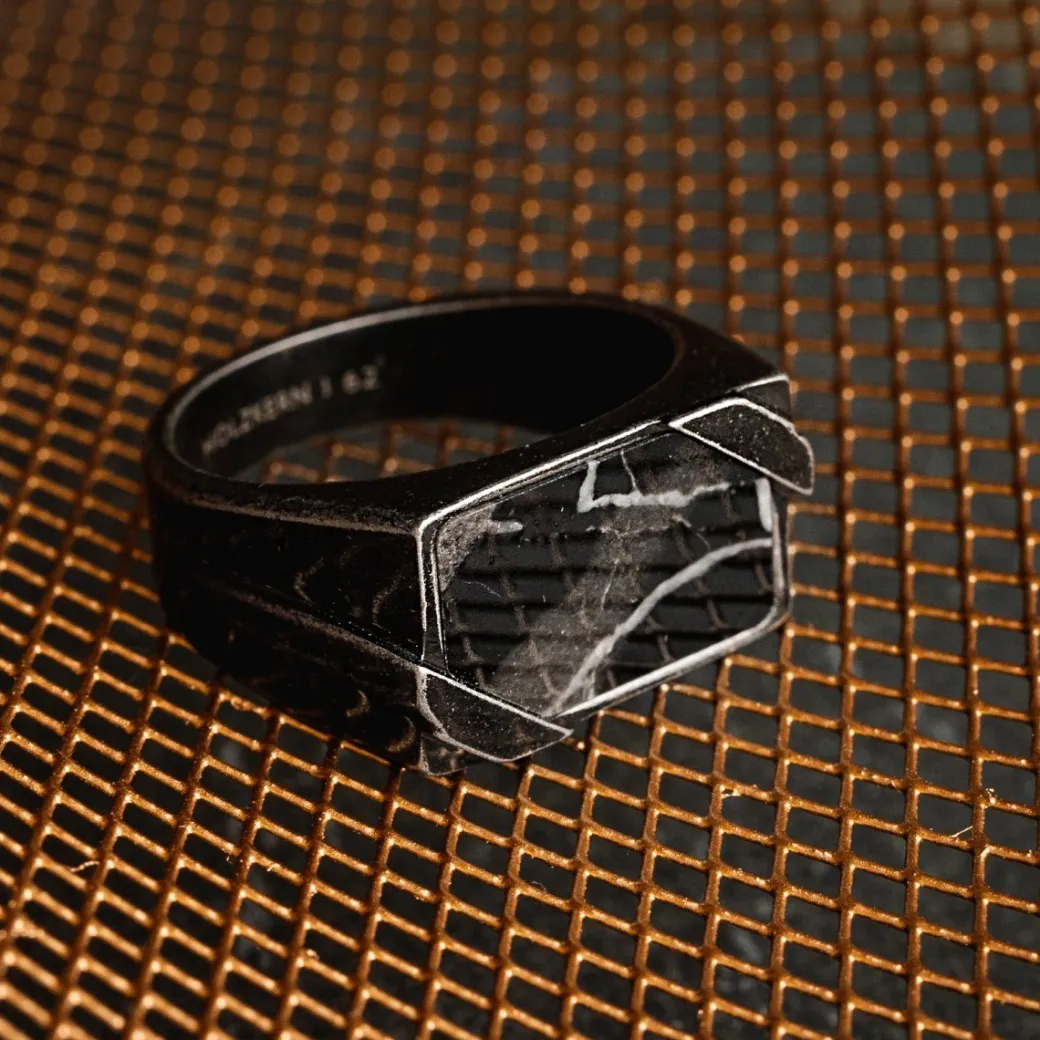 Holzkern Binomial Ring|Heren Ringen|Sieraden