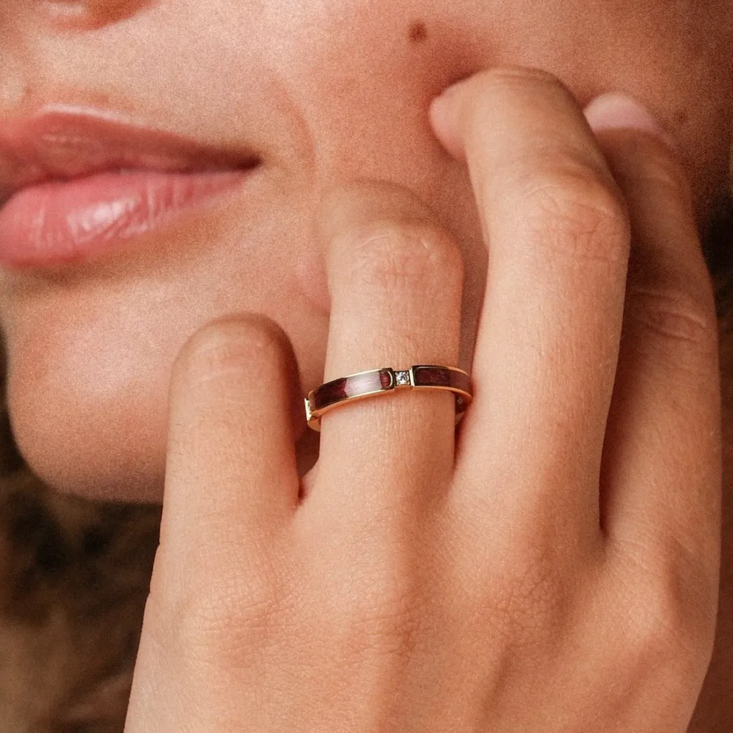 Holzkern CAMPANIA RING|DAMES Ringen|Sieraden