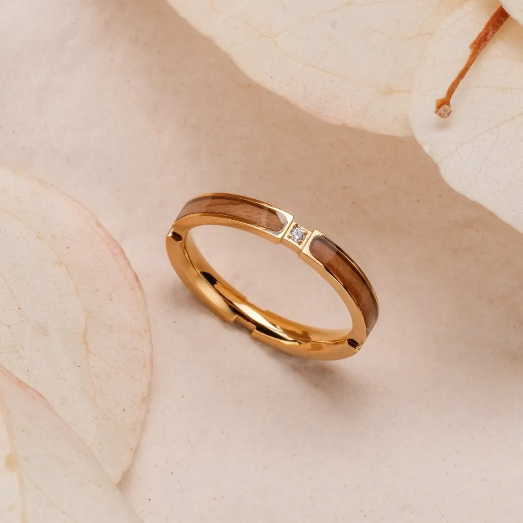Holzkern CAMPANIA RING|DAMES Ringen|Sieraden
