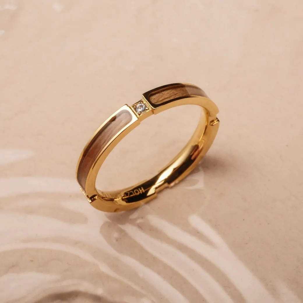 Holzkern CAMPANIA RING|DAMES Ringen|Sieraden