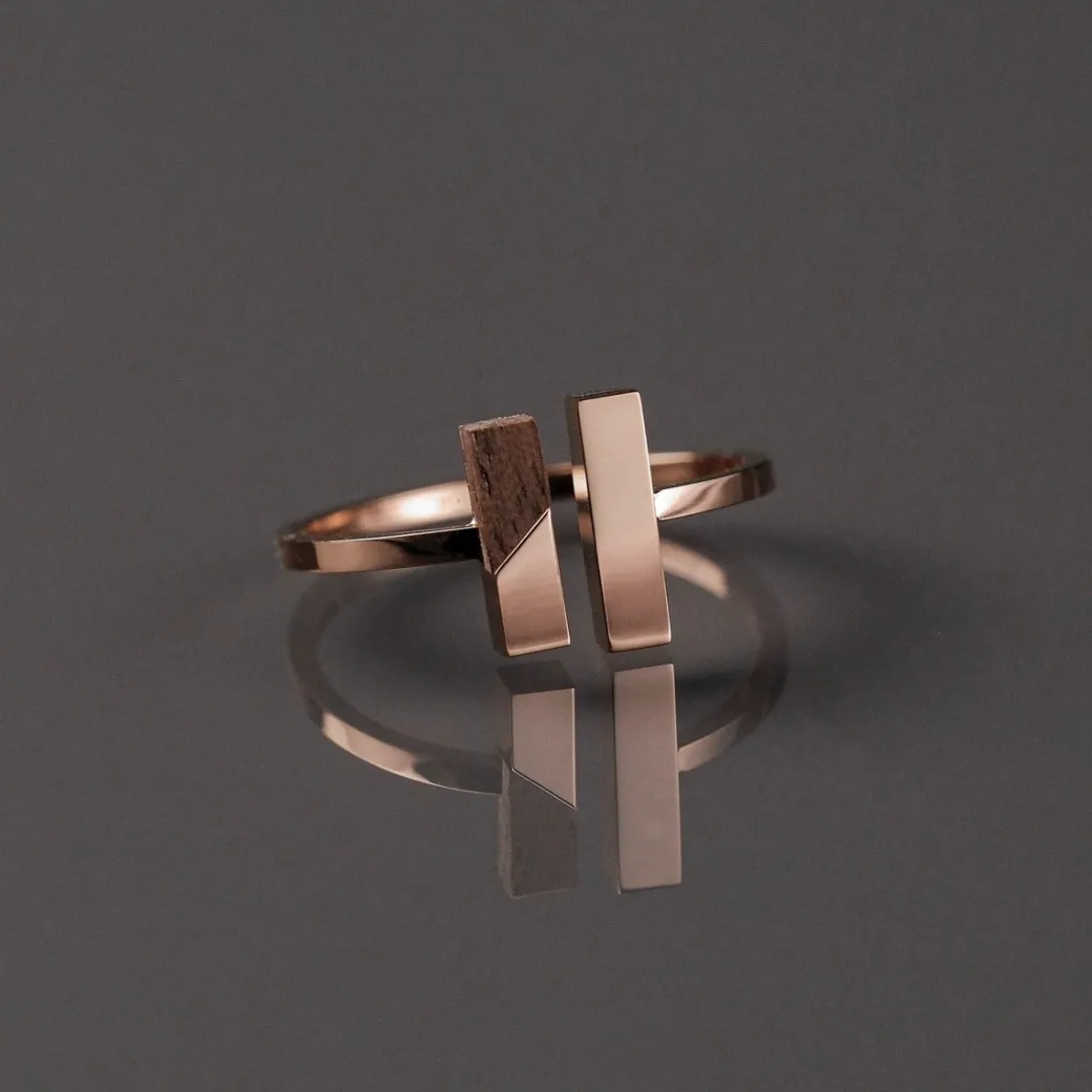 Holzkern CAMPANIA RING|DAMES Ringen|Sieraden