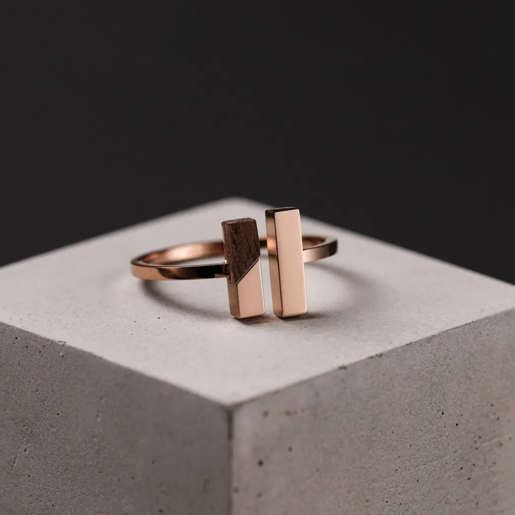 Holzkern CAMPANIA RING|DAMES Ringen|Sieraden