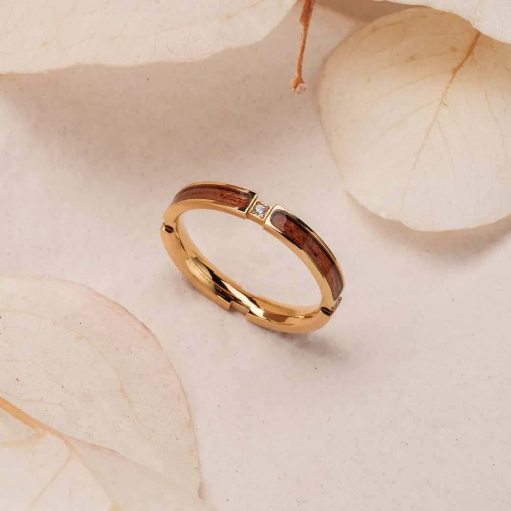 Holzkern CAMPANIA RING|DAMES Ringen|Sieraden