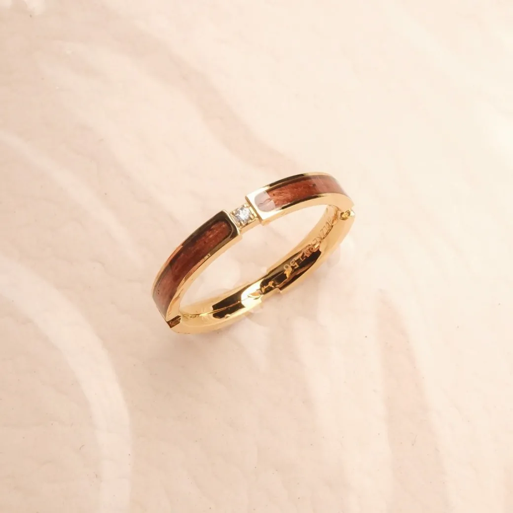 Holzkern CAMPANIA RING|DAMES Ringen|Sieraden