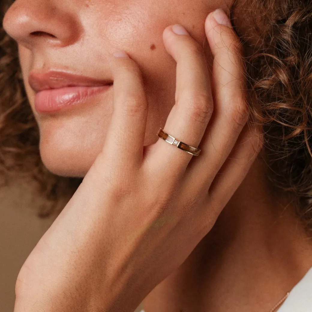 Holzkern CAMPANIA RING|DAMES Ringen|Sieraden