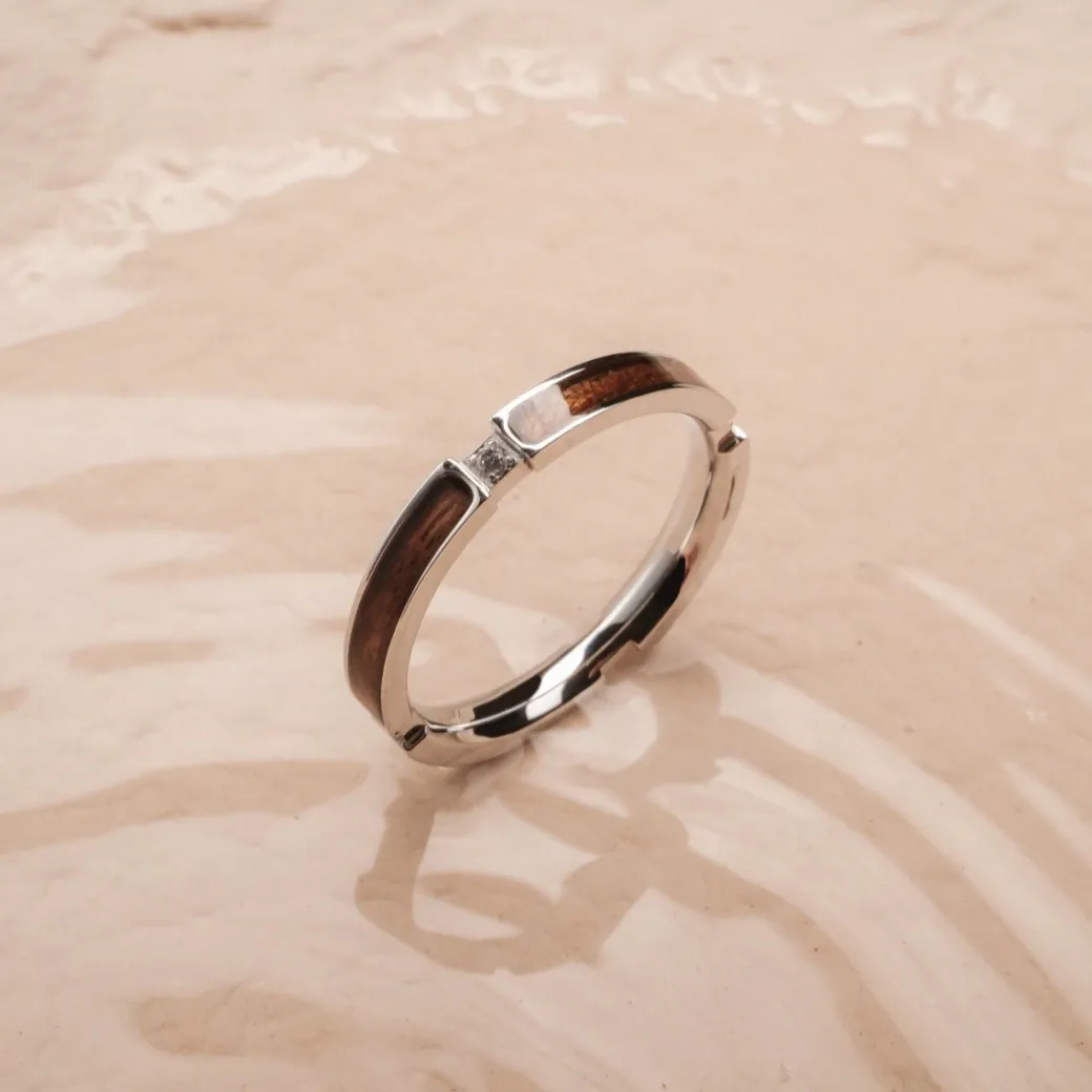 Holzkern CAMPANIA RING II|DAMES Ringen|Sieraden