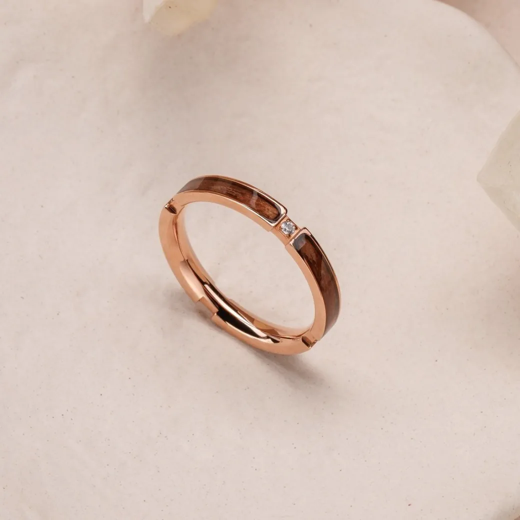 Holzkern CAMPANIA RING II|DAMES Ringen|Sieraden
