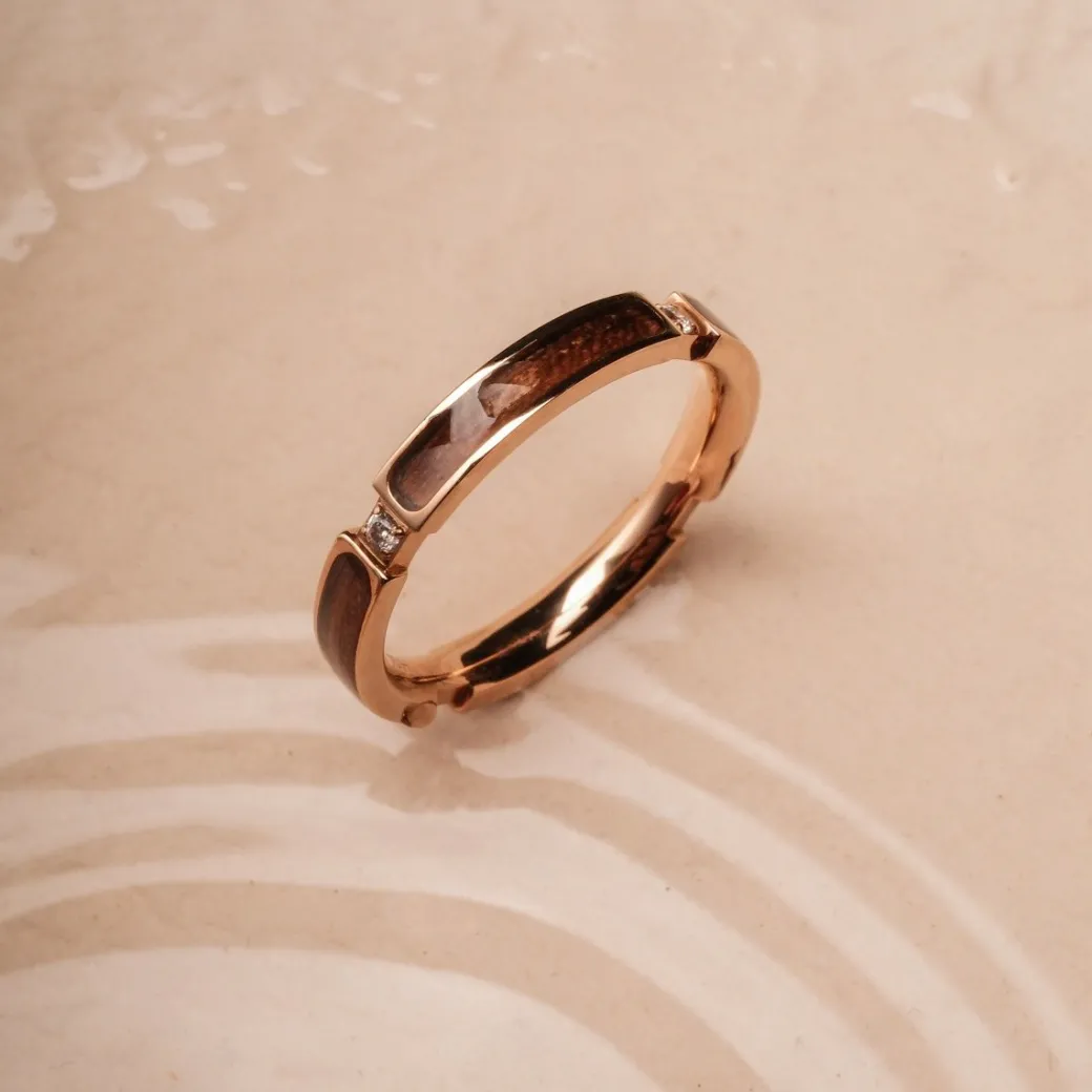 Holzkern CAMPANIA RING II|DAMES Ringen|Sieraden