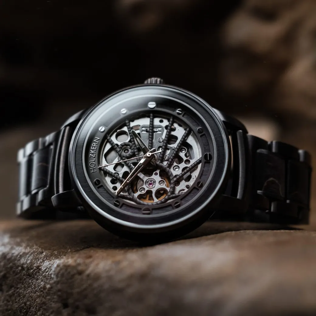 Holzkern Carbon|Heren Horloges