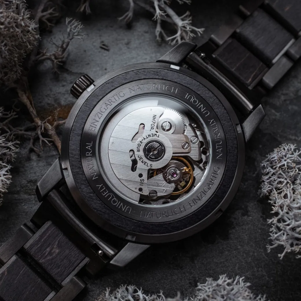 Holzkern Carbon|Heren Horloges
