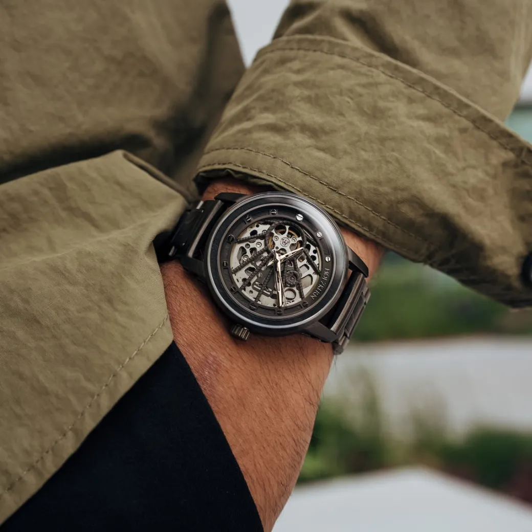 Holzkern Carbon|Heren Horloges