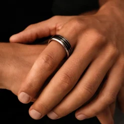 Holzkern Cartesian Ring|Heren Ringen|Sieraden