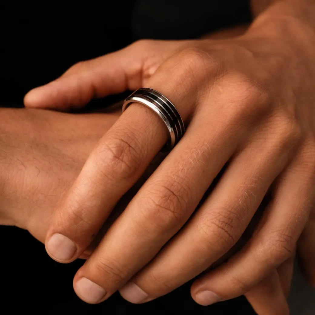 Holzkern Cartesian Ring|Heren Ringen|Sieraden