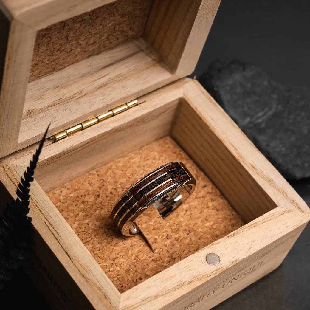 Holzkern Cartesian Ring|Heren Ringen|Sieraden