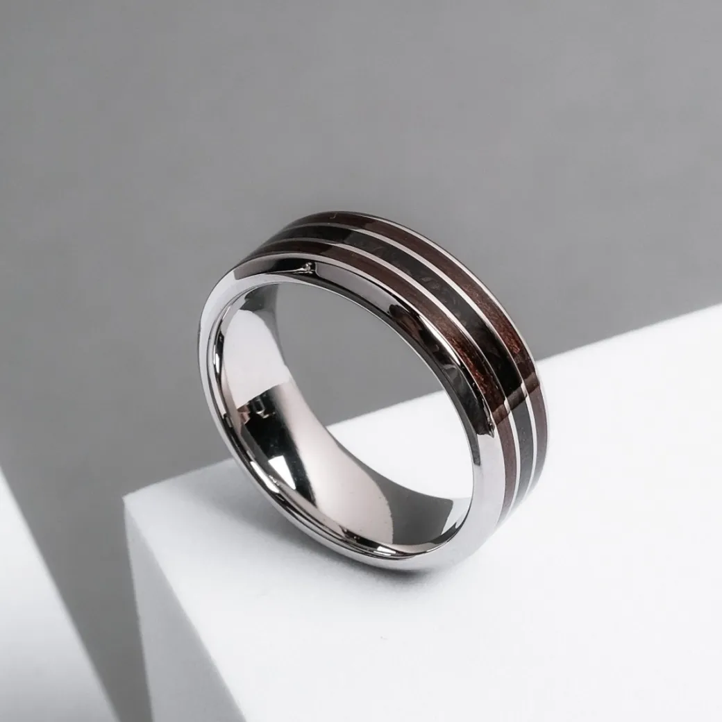Holzkern Cartesian Ring|Heren Ringen|Sieraden